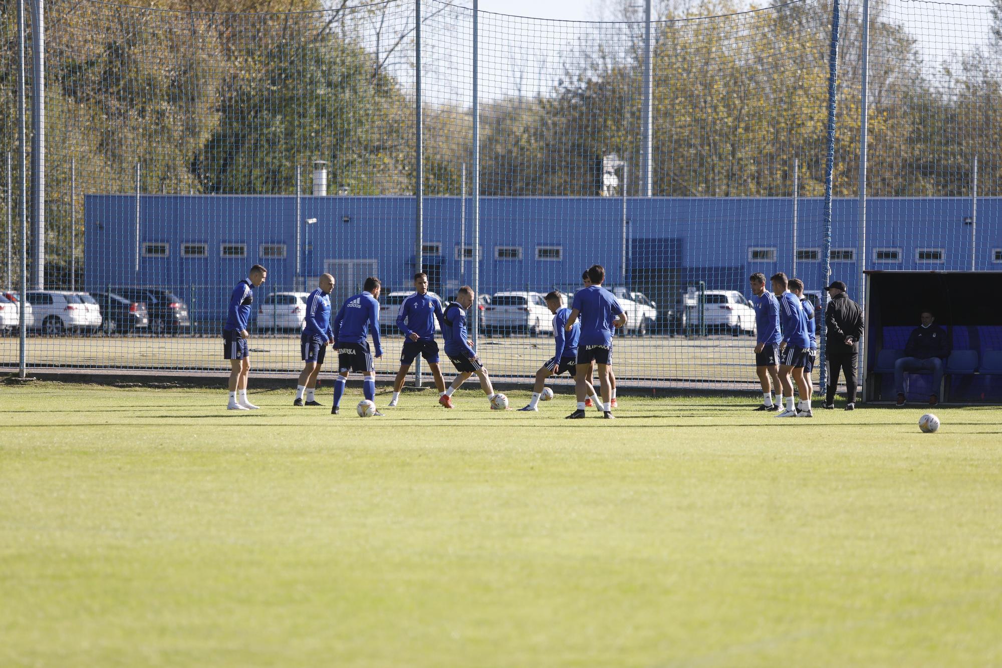 Las imágenes del entrenamiento del Oviedo