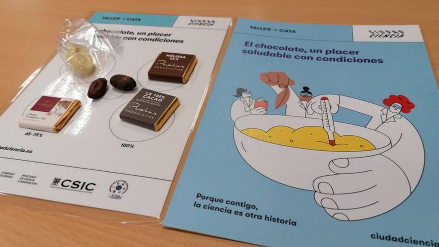 Un taller descubre las bondades del chocolate tomado con moderación
