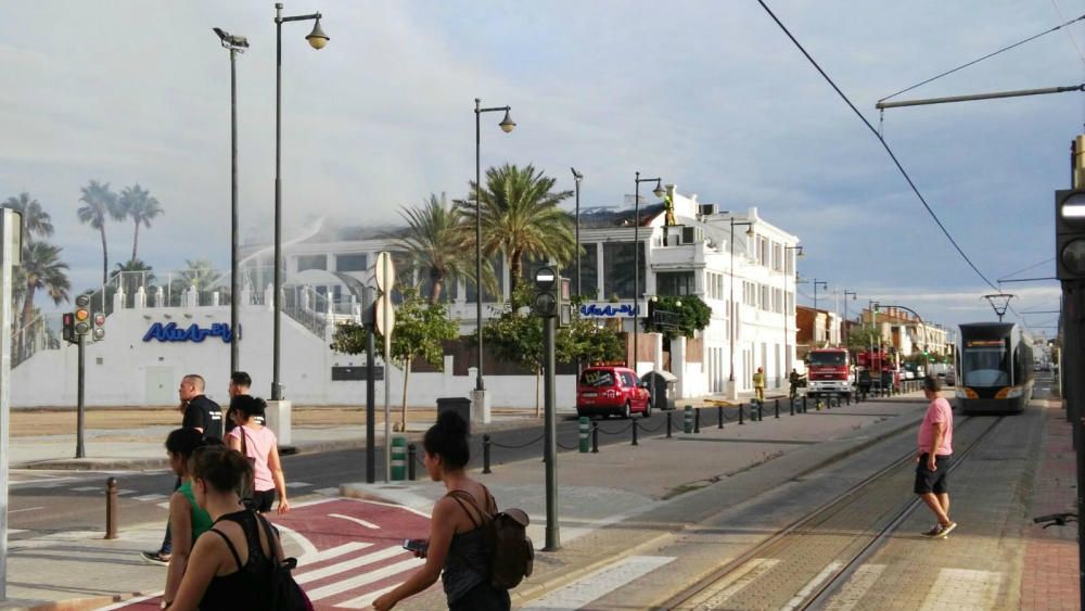 Incendio de la discoteca Akuarela Playa de València