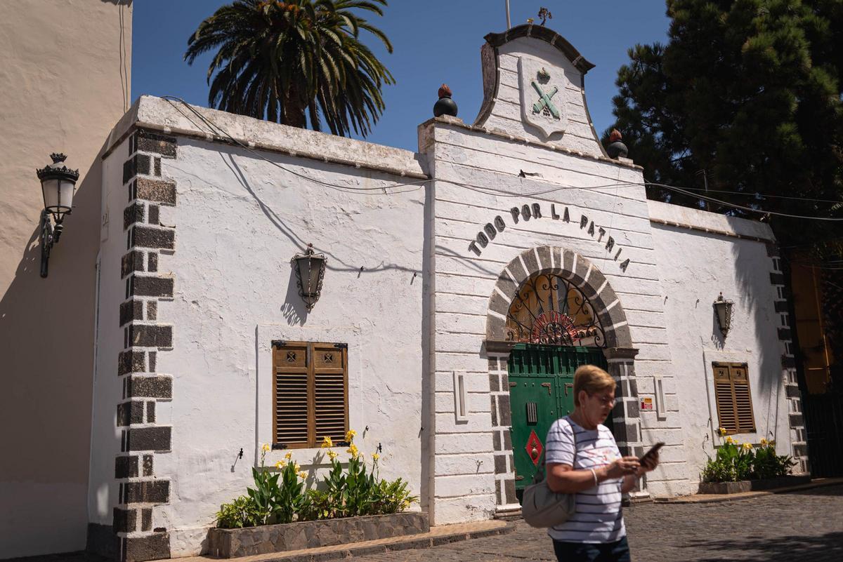 Entrada al conocido como Cuartel del Cristo en La LAguna.