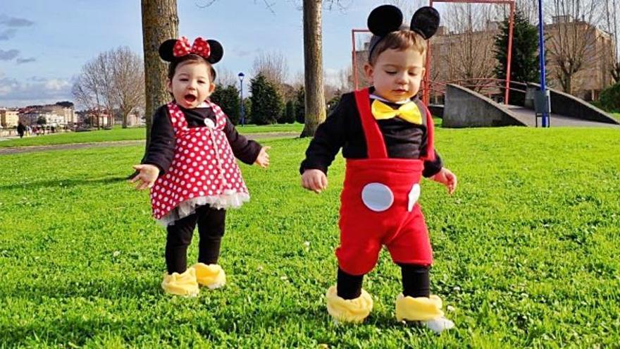 ‘Carapuchiña’, Minnie y Micky, los mejores disfraces