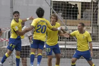 El filial de la UD Las Palmas vence remontando al Getafe B