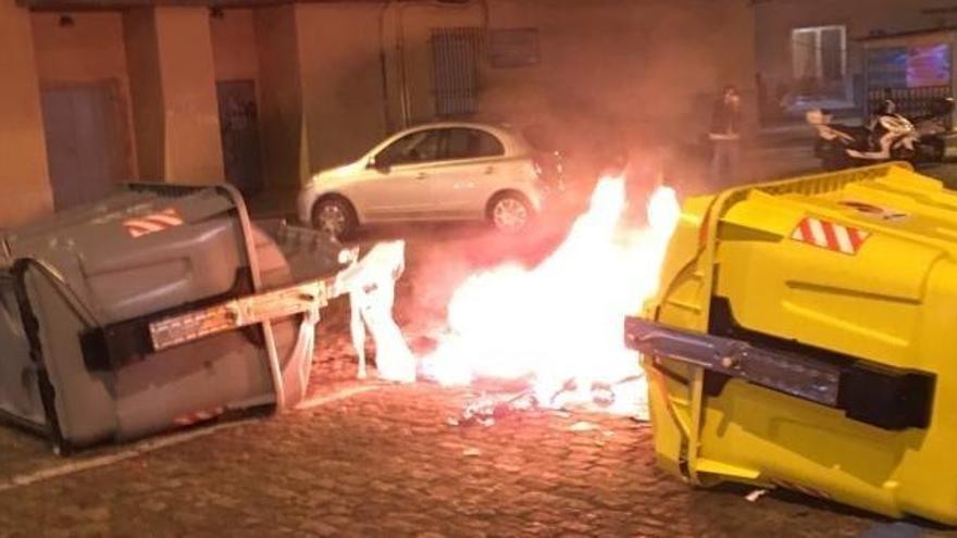 Imagen de los incidentes ocurridos en Cádiz