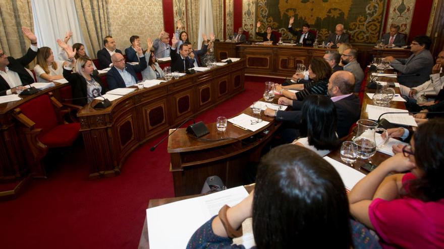 El Pleno en que se aprobó la rebaja del IBI en un 5%