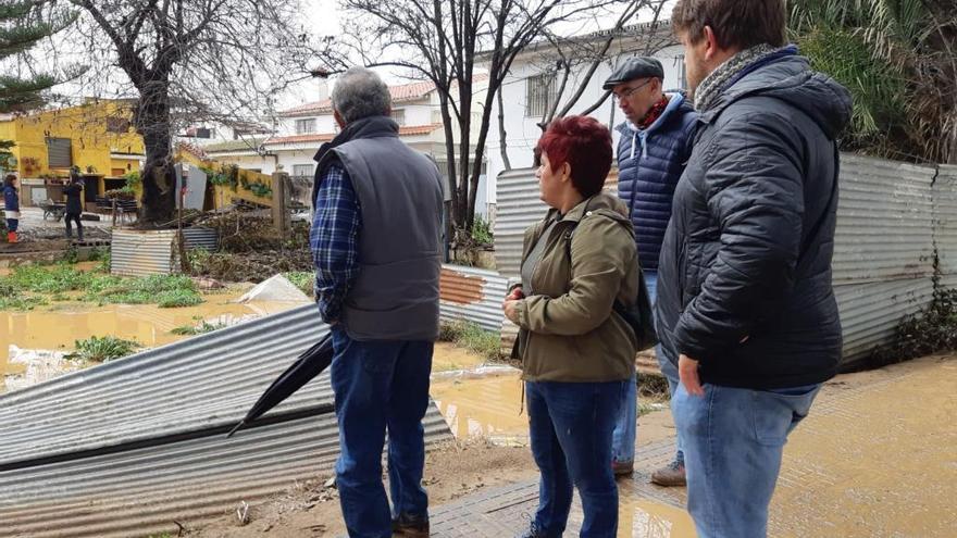 Zorrilla, durante su visita a Campanillas.