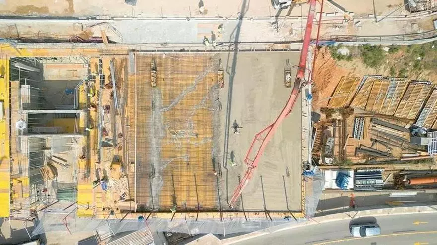 Timelapse de la construcción del CaixaResearch Institute