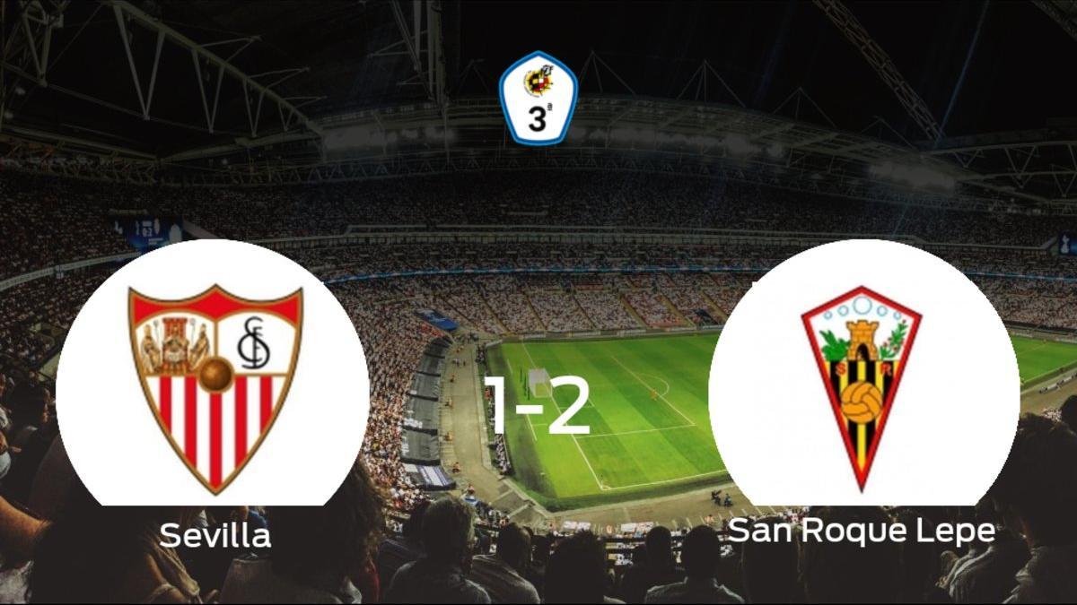 El San Roque Lepe se lleva tres puntos a casa tras vencer 1-2 al Sevilla C