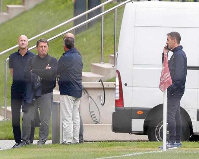 Las mejores imágenes del entrenamiento de hoy del Barça en Salzburgo