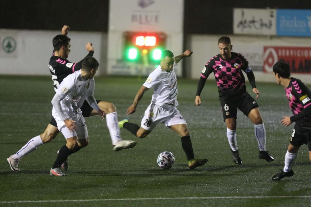 El cuadro santaeulaliense alcanza por primera vez la tercera ronda de la Copa del Rey tras lograr la clasificación en un trabajado encuentro