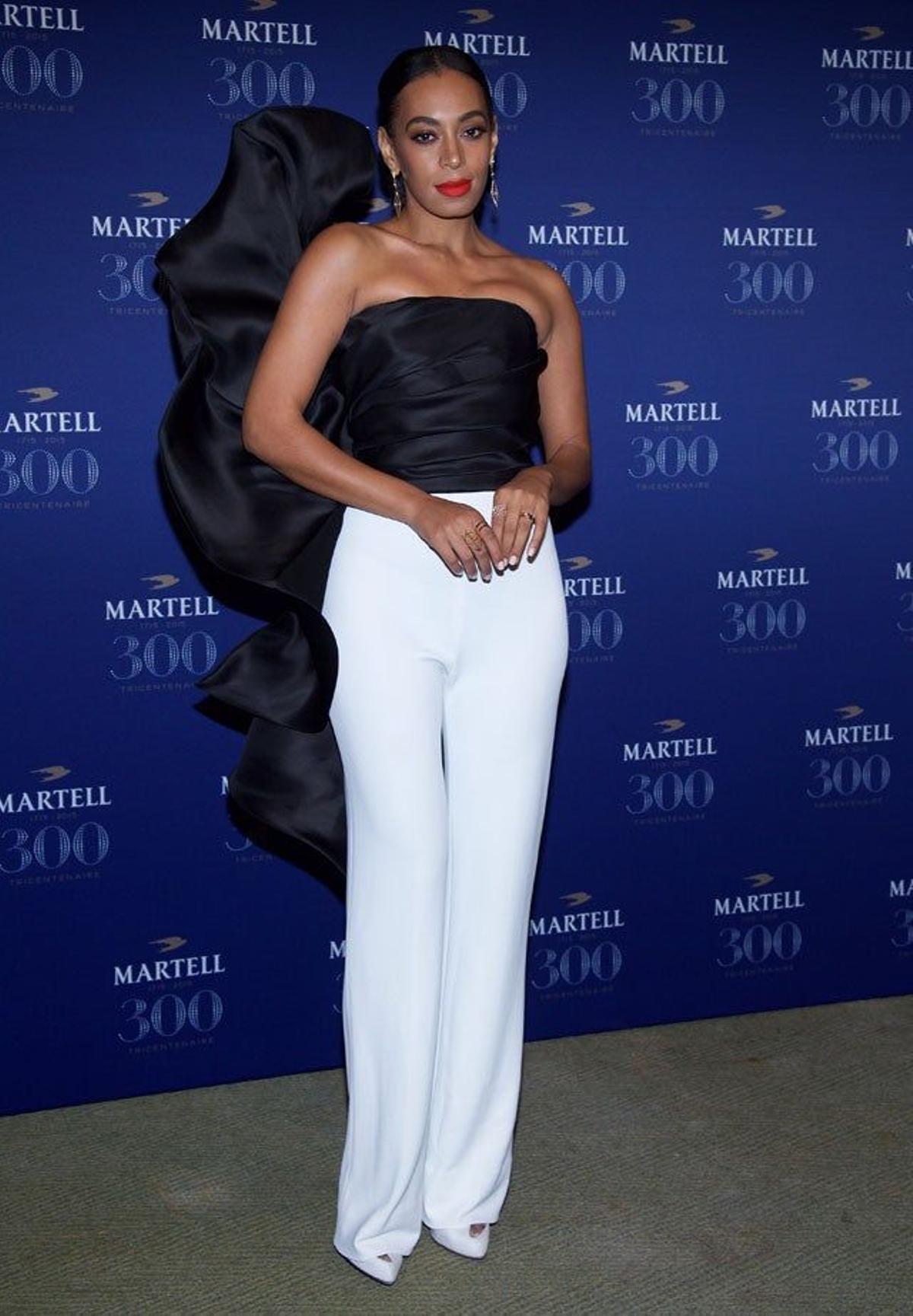 Solange Knowles en el aniversario del coñac Martell en el Palacio de Versalles