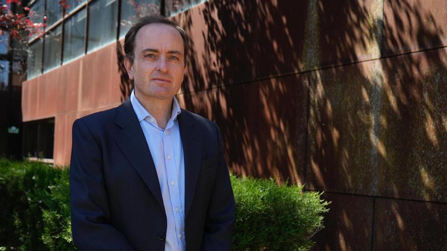 Lucas Fernández Ojeda en la Fundación Rei Afonso Henriques.