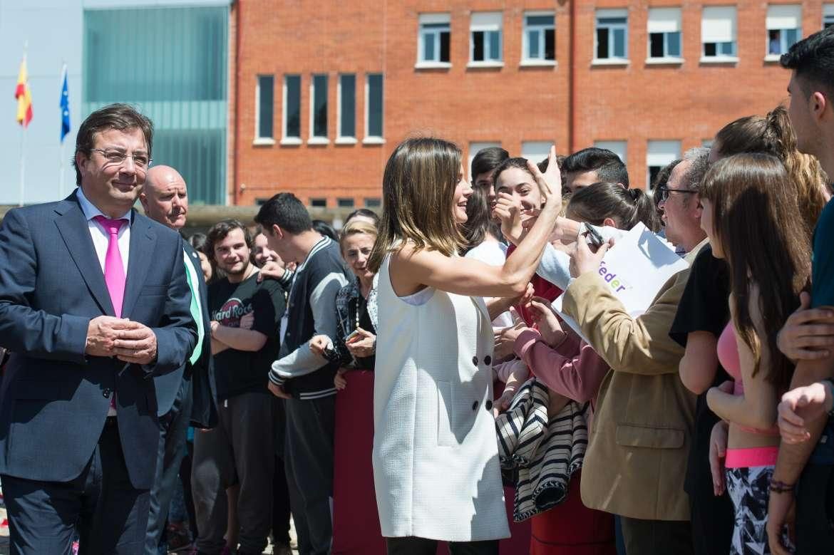 Visita de la reina doña Letizia a Villanuena de la Serena