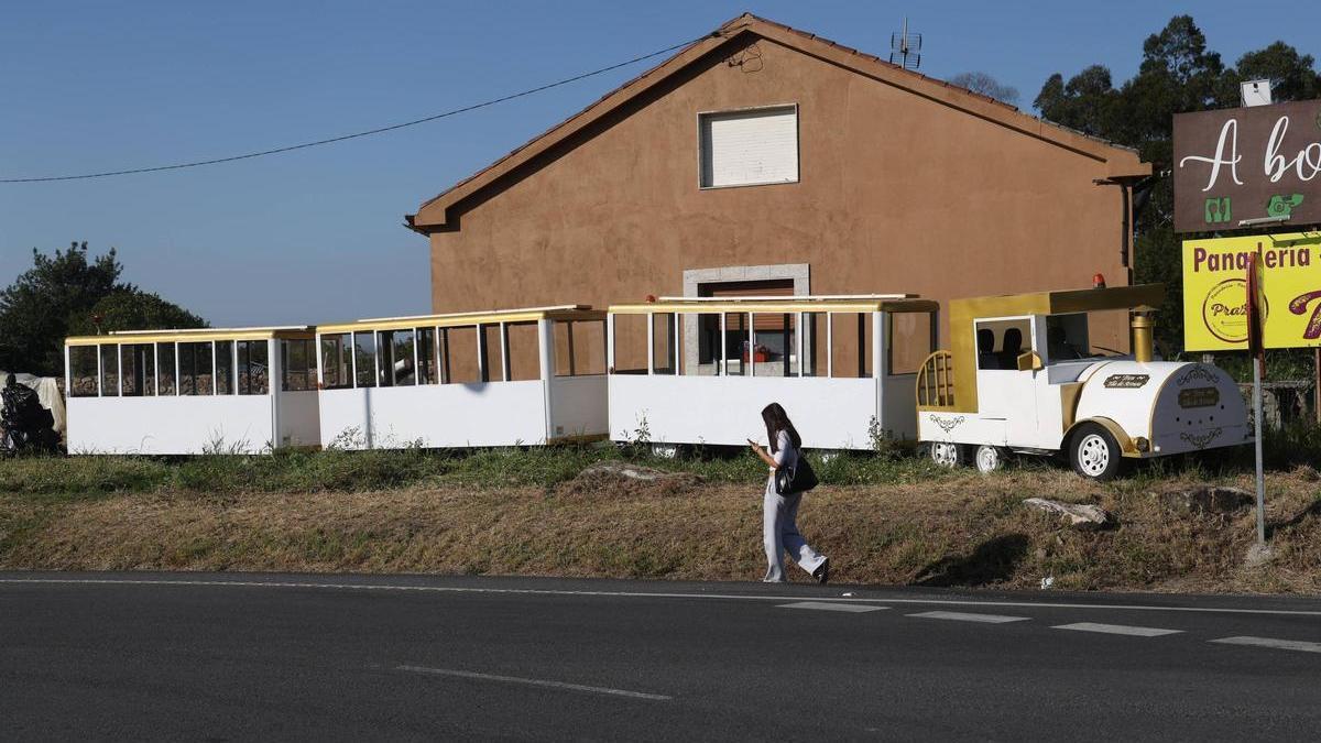 El tren turístico ya se construyó por la empresa interesada.