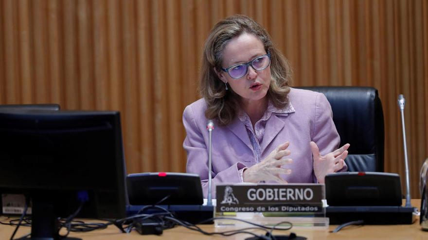 La vicepresidenta de Asuntos Económicos, Nadia Calviño.