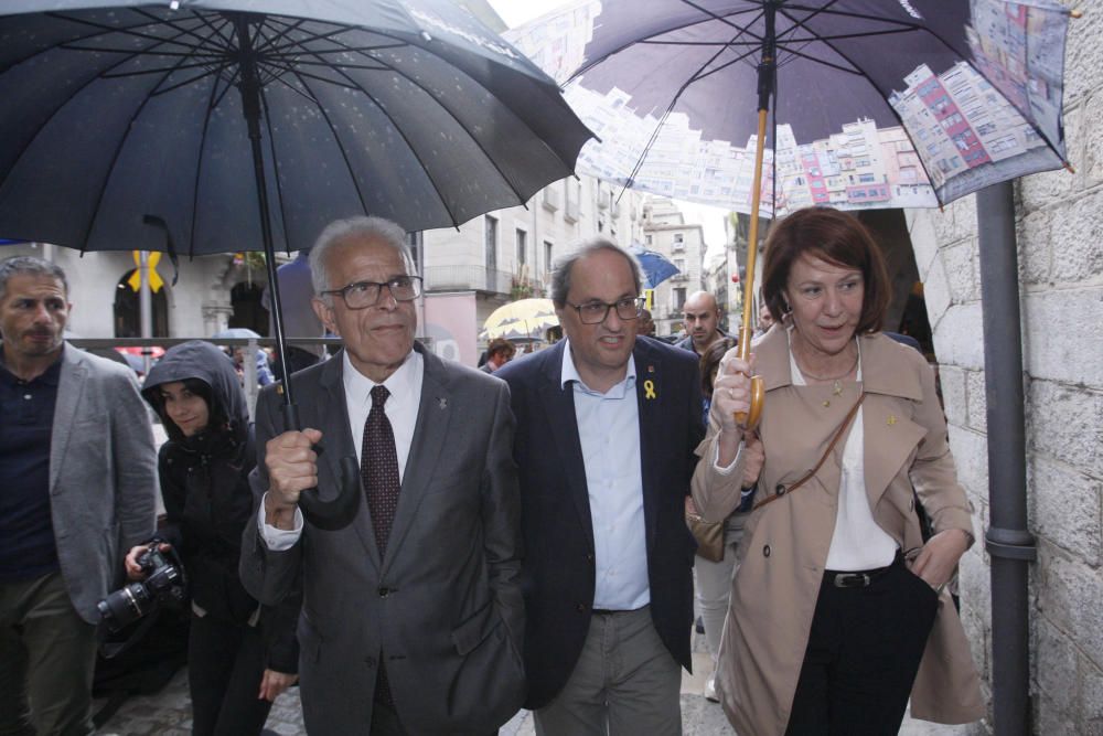 Quim Torra, a Girona per Temps de Flors