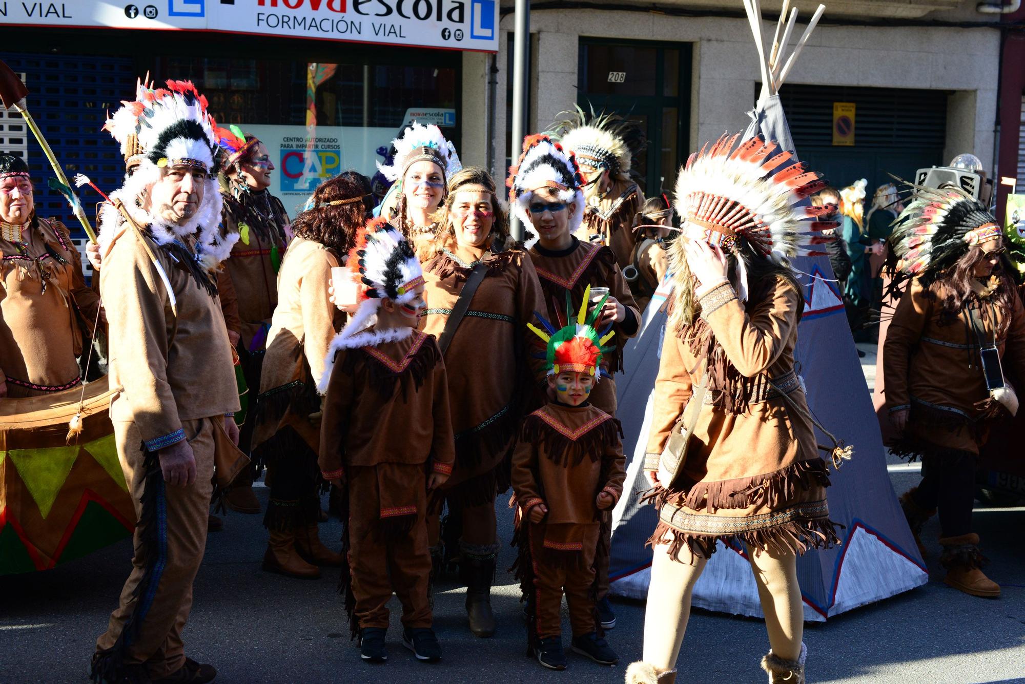 Moaña "llora" el fin del carnaval con el Enterro da Sardiña