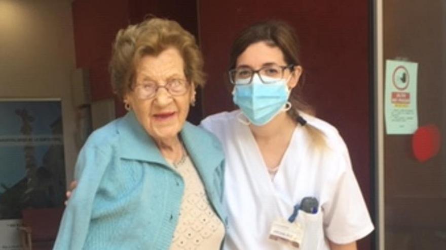 Una dona de 105 anys d&#039;Arbúcies, immunitzada
