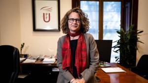 Laia de Nadal, rectora de la Universitat Pomeu Fabra, en su despacho.