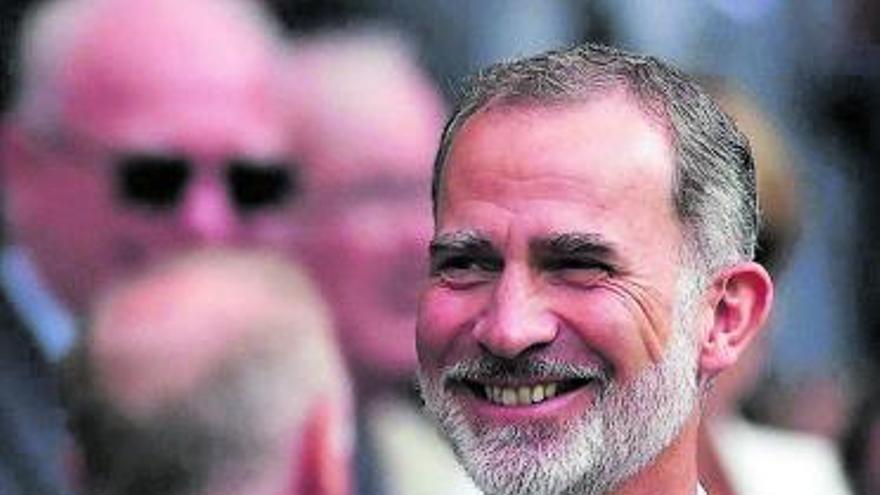 Felipe VI en la final de Wimbledon, el pasado día 14 en Londres. | // N.H.