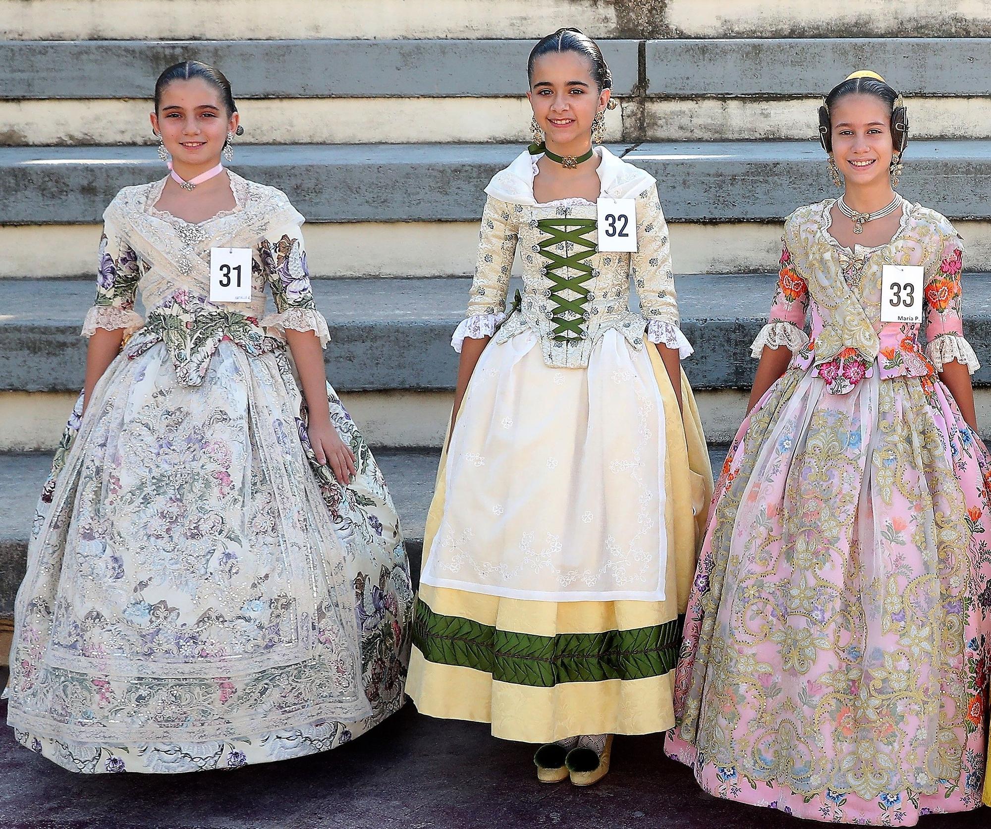 Las niñas que quieren ser fallera mayor infantil de València y corte 2022