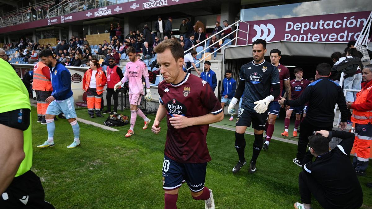 Yelko Pino, frente al Celta Fortuna