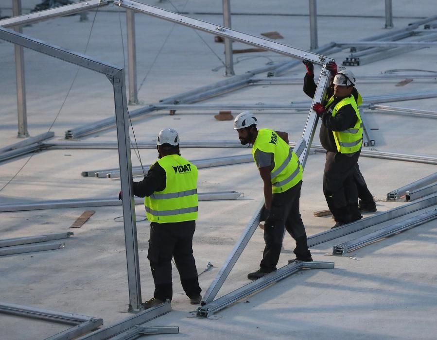 Así avanzan las obras del hospital de campaña