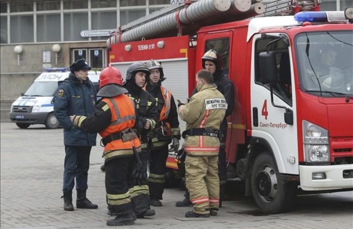 Las imágenes de la explosión en el metro de San Petersburgo