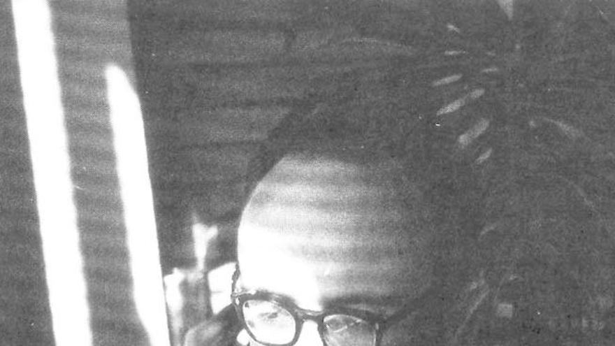 Una de las escasas fotografías que se conservan de Ángel Vázquez Molina.