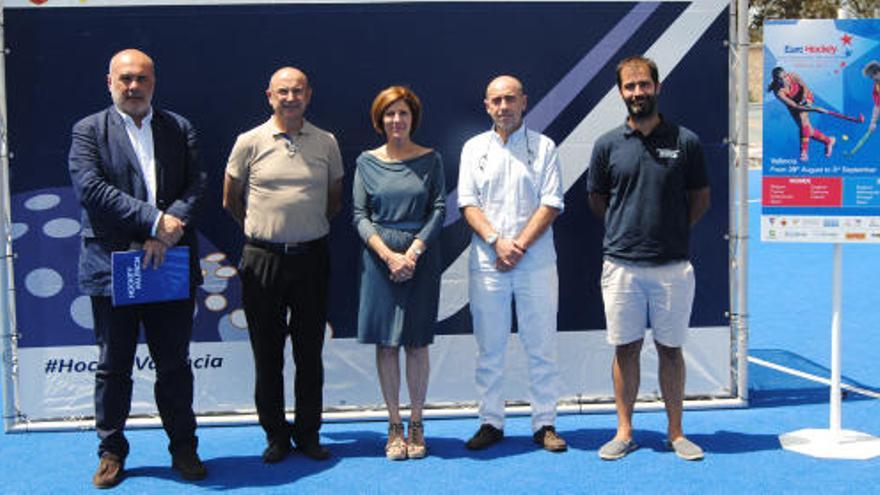 El acto de presentación en el Polideportivo Verge del Carme-Beteró de Valencia