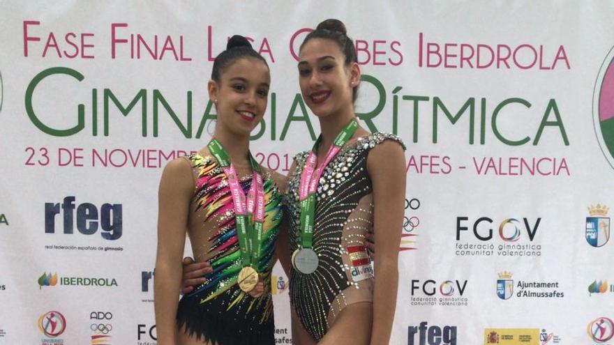 La santomerana Carolina Alemán logra un oro y una plata en la Liga Iberdrola