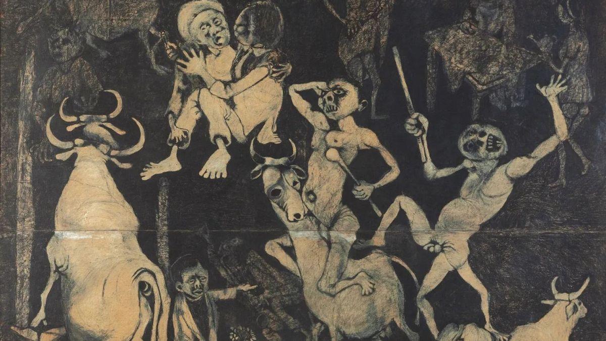 'Guernica africano' (1967), de Dumile Feni.