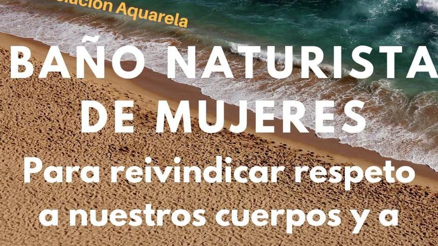 Convocan en una playa de Dénia un baño naturista de mujeres por un mar libre de plástico y de &quot;mirones&quot;