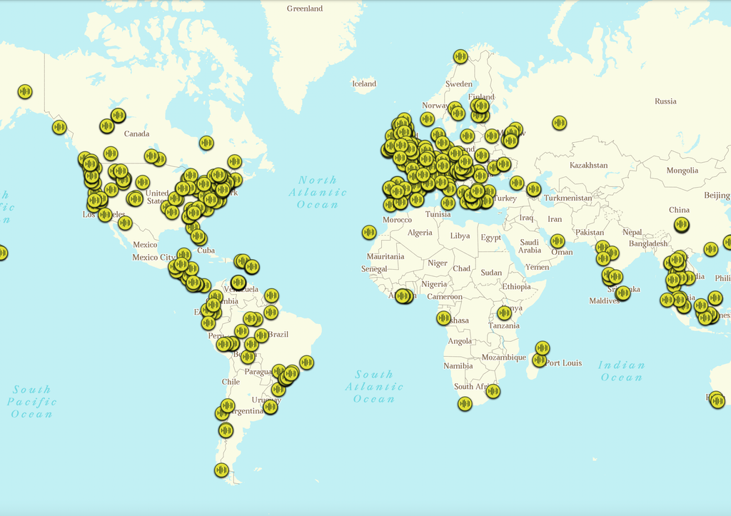 'Sounds of the forest': el mapa con los sonidos de los bosques de todo el mundo
