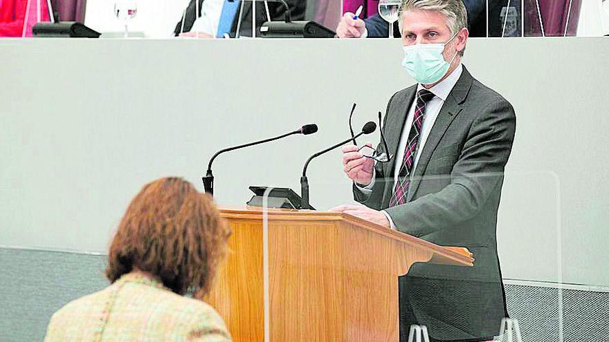 Martínez Carrasco, durante su intervención.