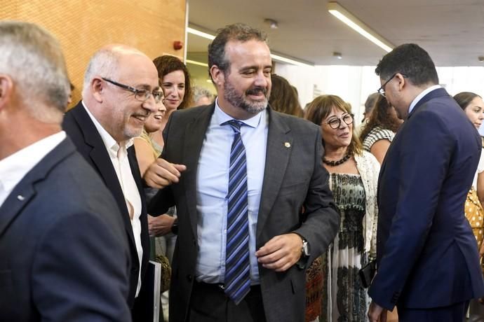 CANARIA. CABILDO INSULAR. LAS PALMAS DE GRAN CANARIA. Firma del pacto de Gobierno del Cabildo de Gran Canaria y presentación de las líneas estratégicas de trabajo. Fotos: Juan Castro  | 26/07/2019 | Fotógrafo: Juan Carlos Castro