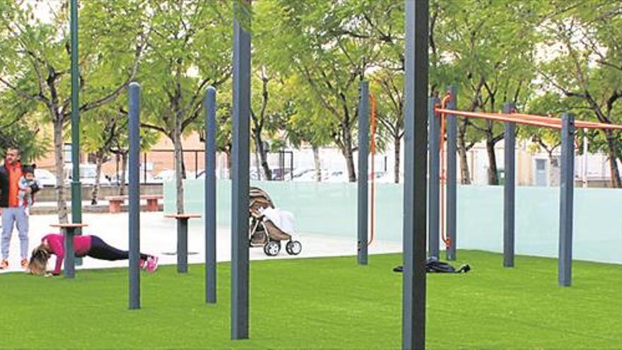 Almassora invierte 76.750 € en ampliar el gimnasio al aire libre