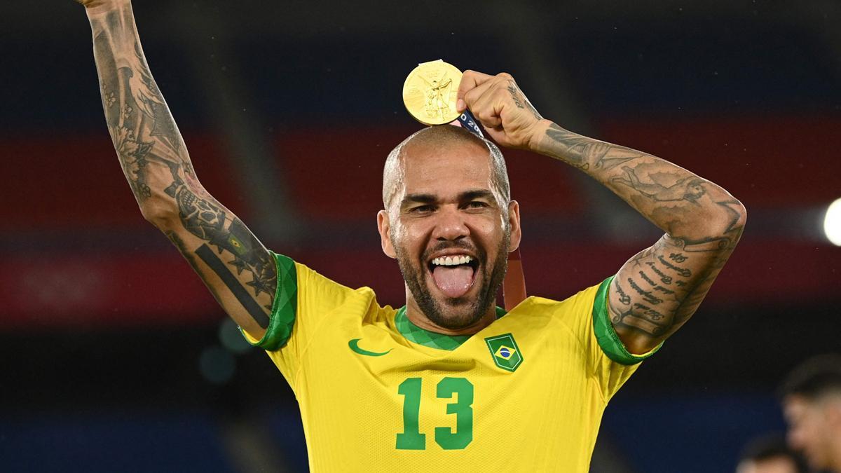 Dani Alves, durante los Juegos Olímpicos de Tokio