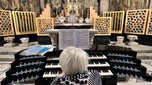 L’organista Montserrat Torrent debuta a Perelada als 100 anys