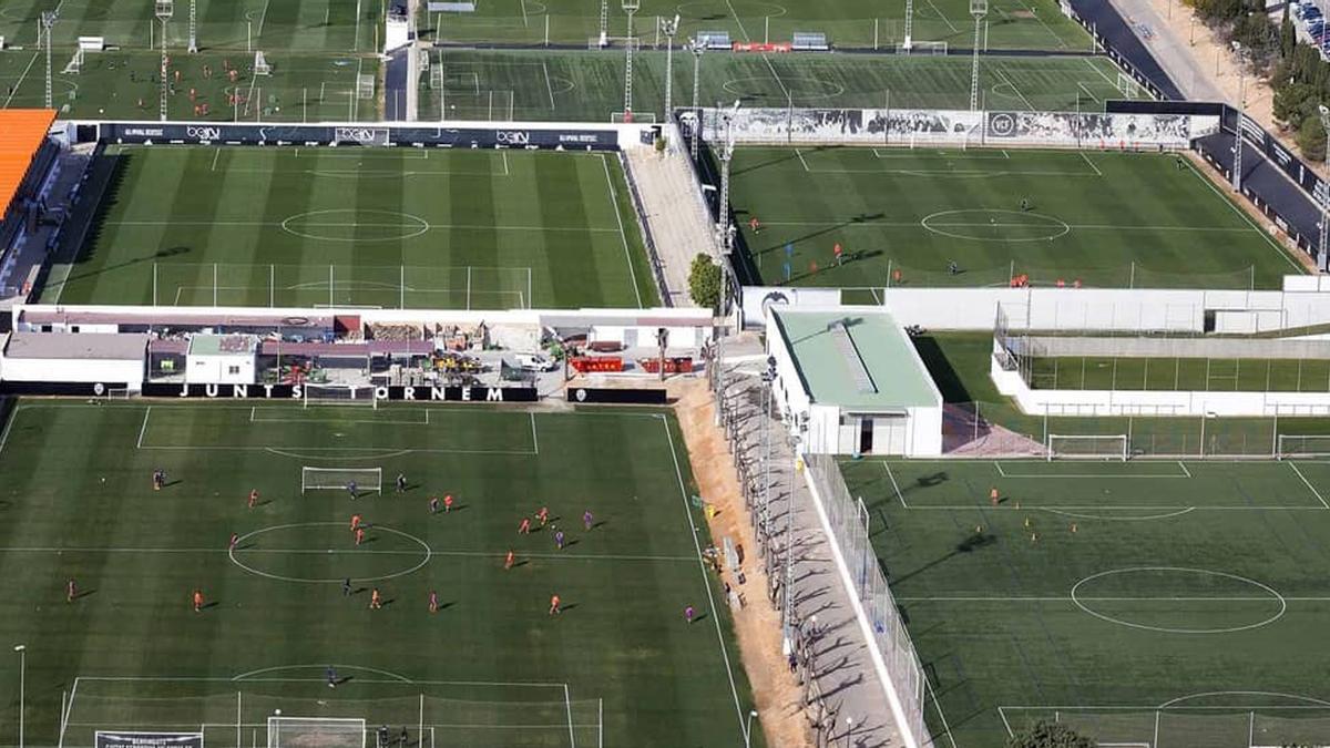 Ciudad Deportiva de Paterna a vista de pájaro