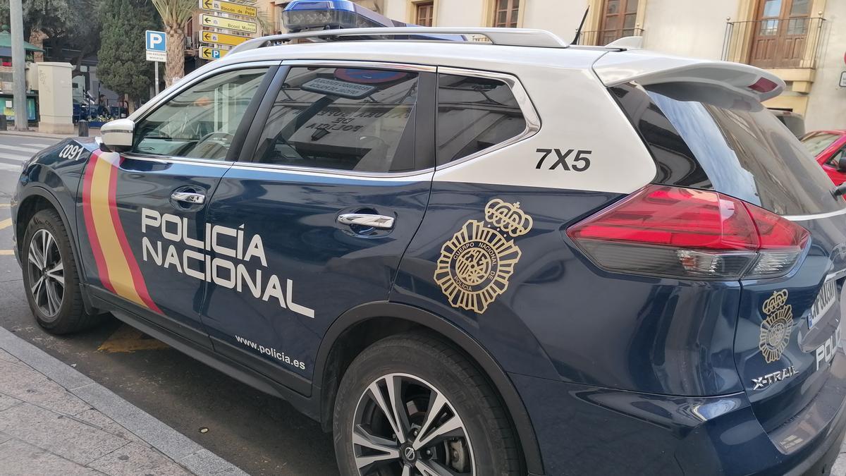 Un coche de la Policía Nacional