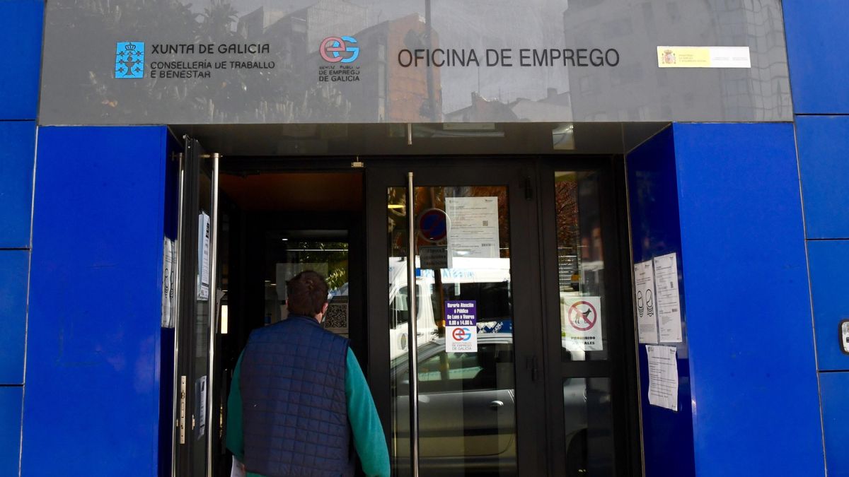 Oficina de Emprego en Galicia.