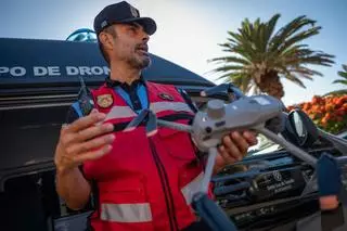 Drones de la Policía de Santa Cruz