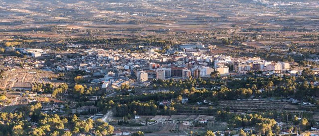 Vista panorámica de la localidad de l’Olleria, de 8.300 habitantes. | PERALES IBORRA