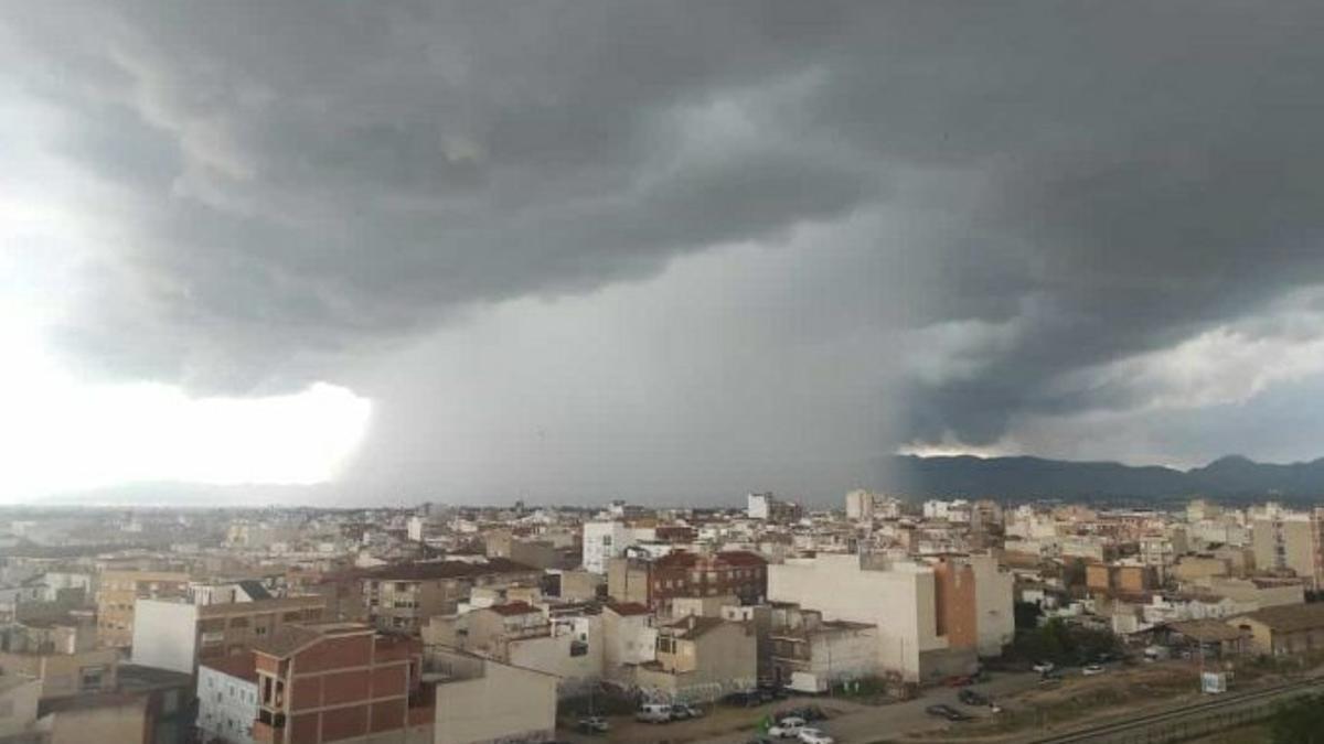 Molina de Segura, ayer, vista desde Alcantarilla