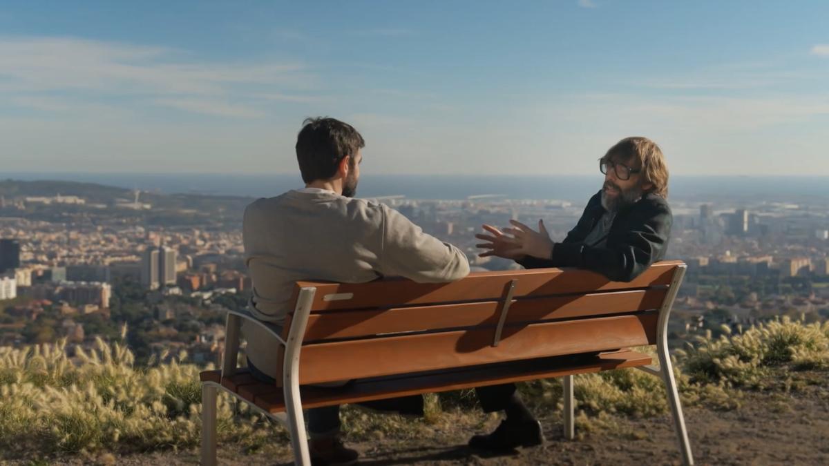 Ricky Rubio y Óscar Dalmau charlando en un vídeo para La Marató de 3cat 2025.