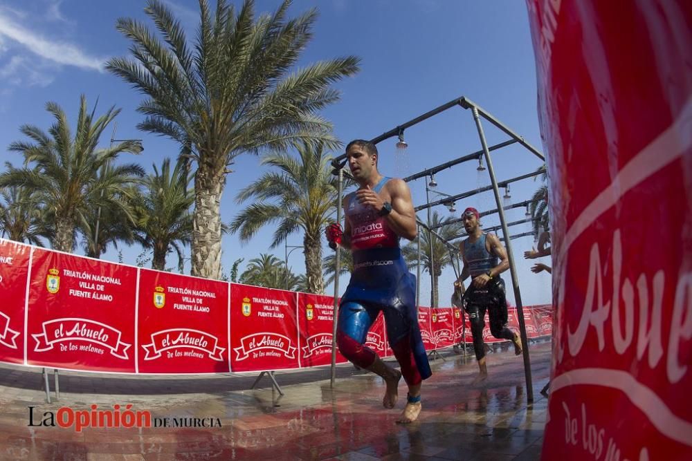 Salida del Triatlón Villa de Fuente Álamo