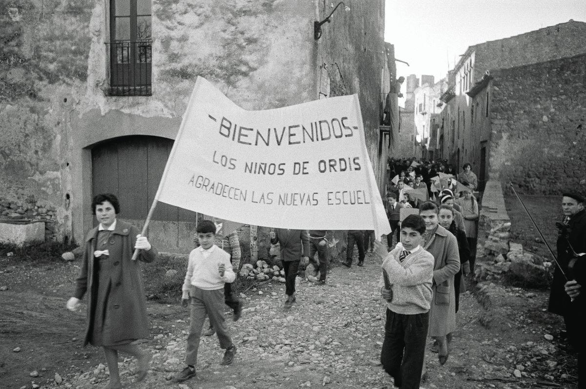 Inauguració de l’escola d’Ordis, any 1961.