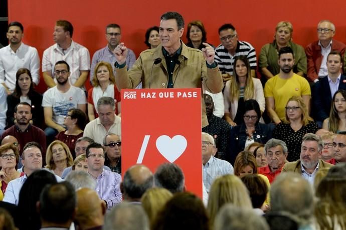 Las Palmas de Gran Canaria. Mitin de Pedro Sánchez  | 14/04/2019 | Fotógrafo: José Carlos Guerra