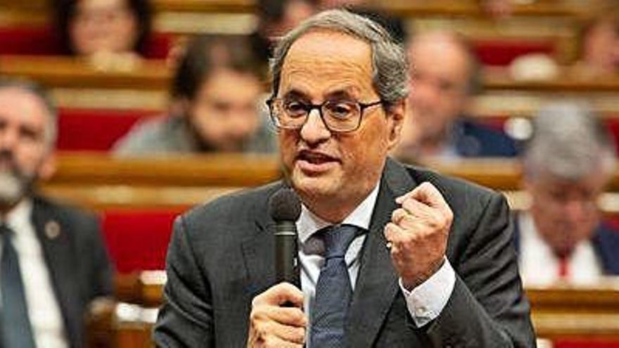 El president de la Generalitat, Quim Torra