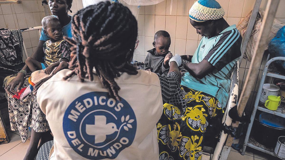 Médicos del Mundo ayuda con varios de sus proyectos a países africanos; recibía hasta ahora la cooperación aragonesa.
